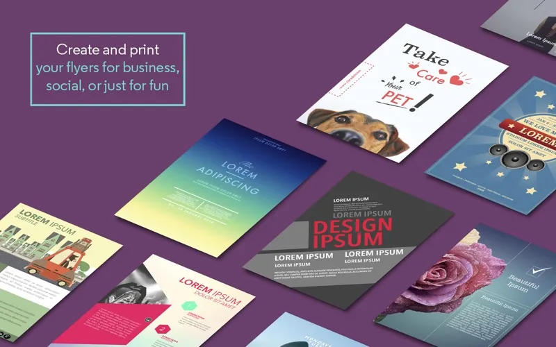 Flyer Templates for Pages Screenshots