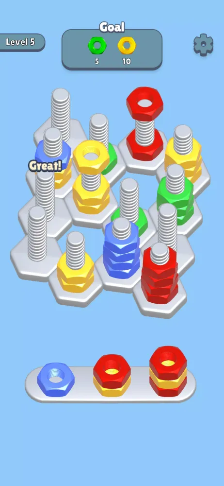 Capturas de pantalla de Bolt Sort Puzzle