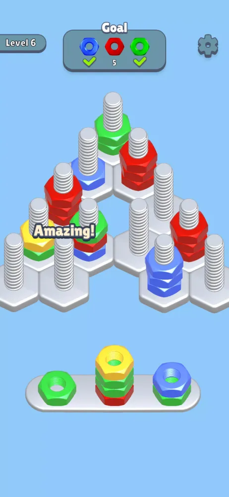 Capturas de pantalla de Bolt Sort Puzzle
