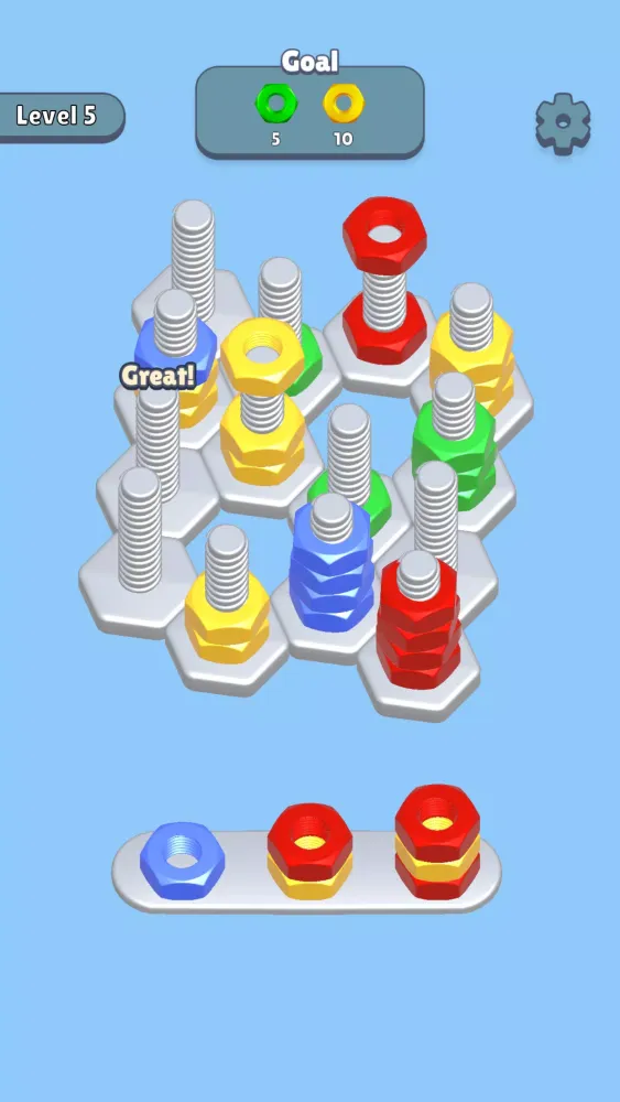Capturas de pantalla de Bolt Sort Puzzle