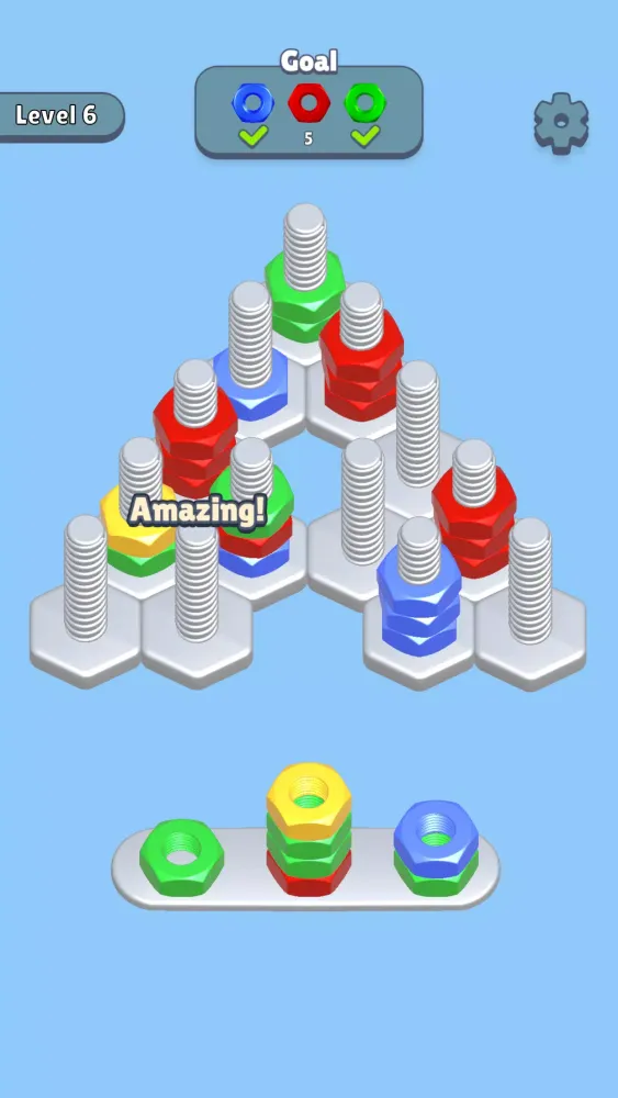 Capturas de pantalla de Bolt Sort Puzzle