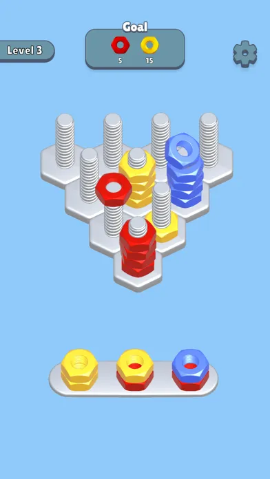Ảnh chụp màn hình của Bolt Sort Puzzle