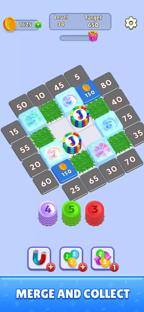 Tangkapan skrin Coin Stack Puzzle