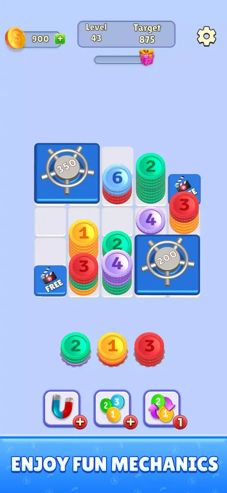 Tangkapan skrin Coin Stack Puzzle