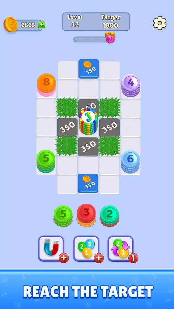 Tangkapan skrin Coin Stack Puzzle