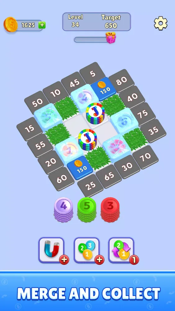 Tangkapan skrin Coin Stack Puzzle