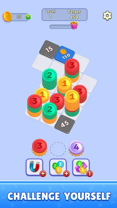 ภาพหน้าจอของ Coin Stack Puzzle