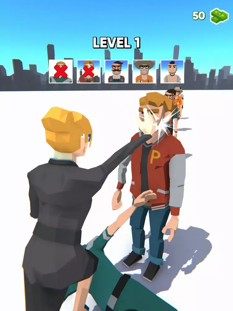 ภาพหน้าจอของ Slap'em All iPad 
