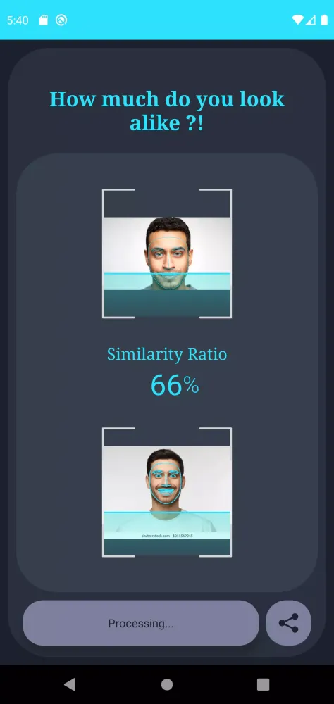 Face Bot (Similar Face Test) 스크린샷