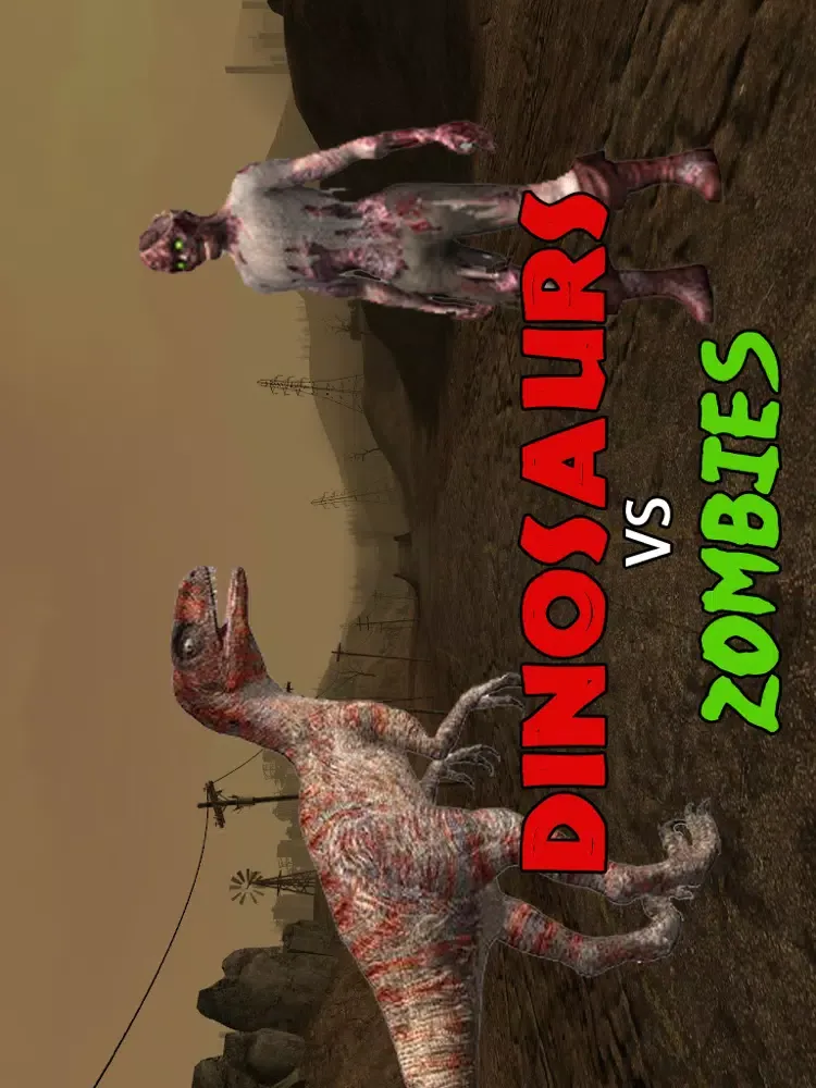 Tangkapan skrin Dinosaurs vs Zombies iPad 