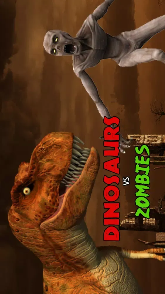Tangkapan skrin Dinosaurs vs Zombies