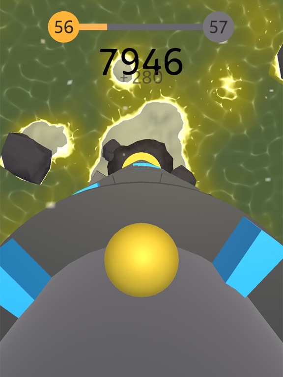 Tangkapan skrin Helix Drop iPad 