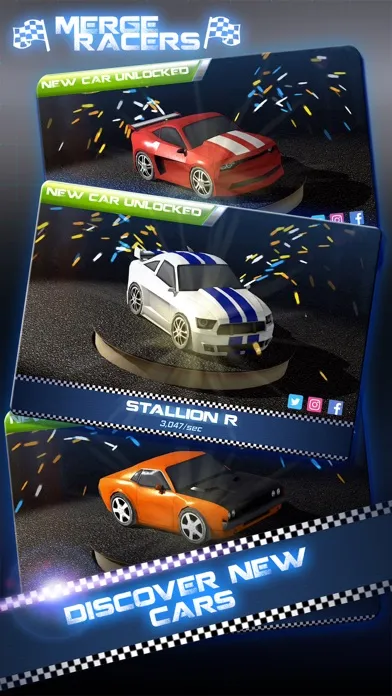 Tangkapan layar Merge Racers