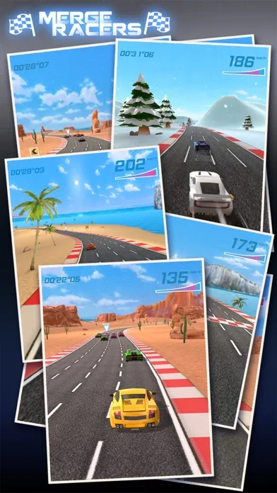 Tangkapan layar Merge Racers