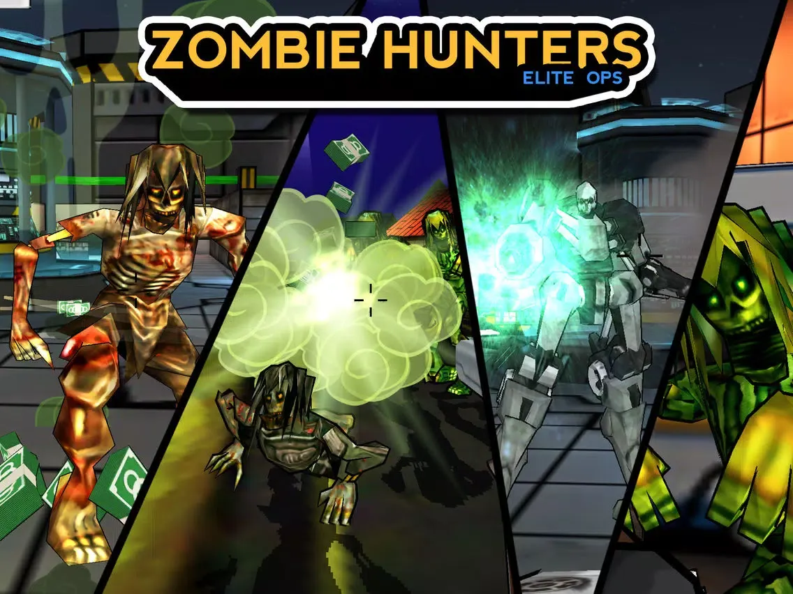 Ảnh chụp màn hình của Zombie Hunters 3D: Elite Ops iPad 