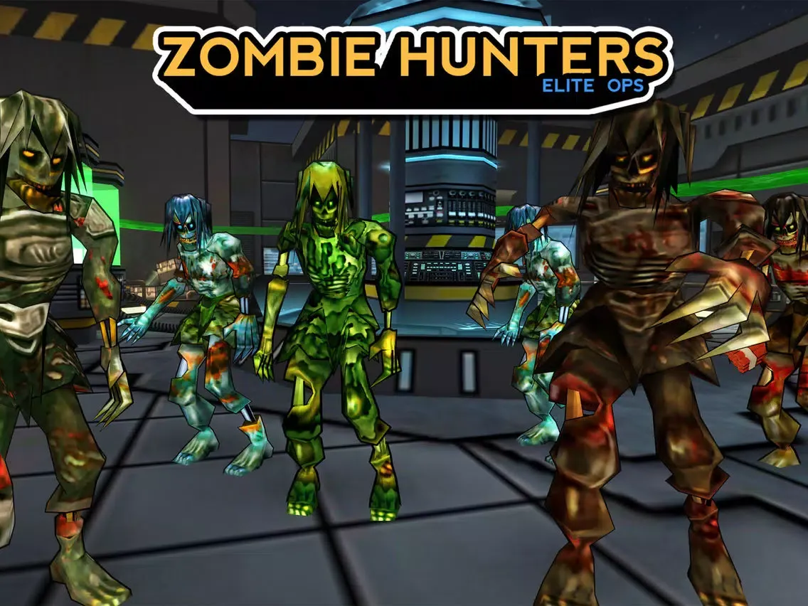 Ảnh chụp màn hình của Zombie Hunters 3D: Elite Ops iPad 
