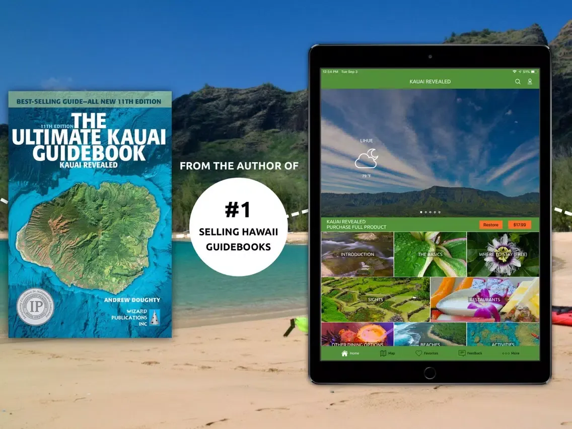 Zrzuty ekranu Kauai Revealed Pocket Guide iPad 