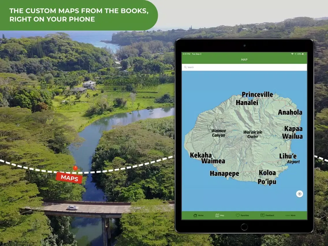 Zrzuty ekranu Kauai Revealed Pocket Guide iPad 