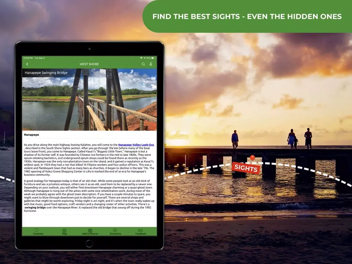 Zrzuty ekranu Kauai Revealed Pocket Guide iPad 