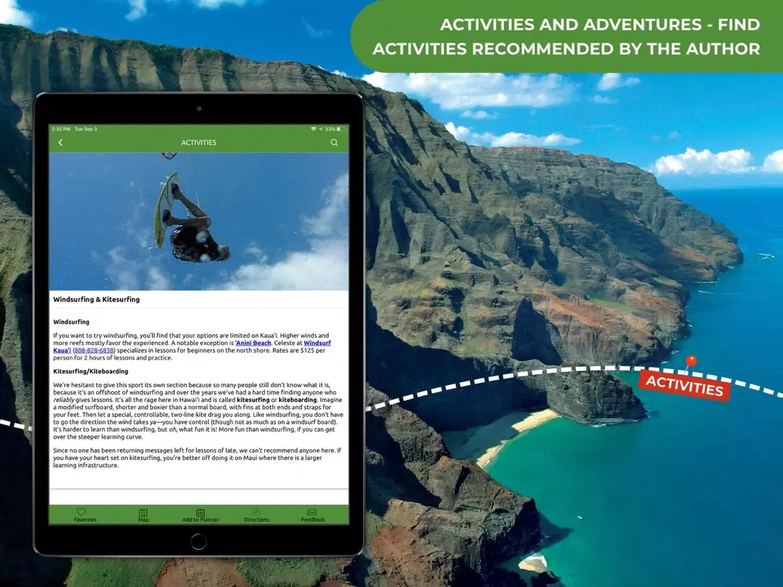 Zrzuty ekranu Kauai Revealed Pocket Guide iPad 