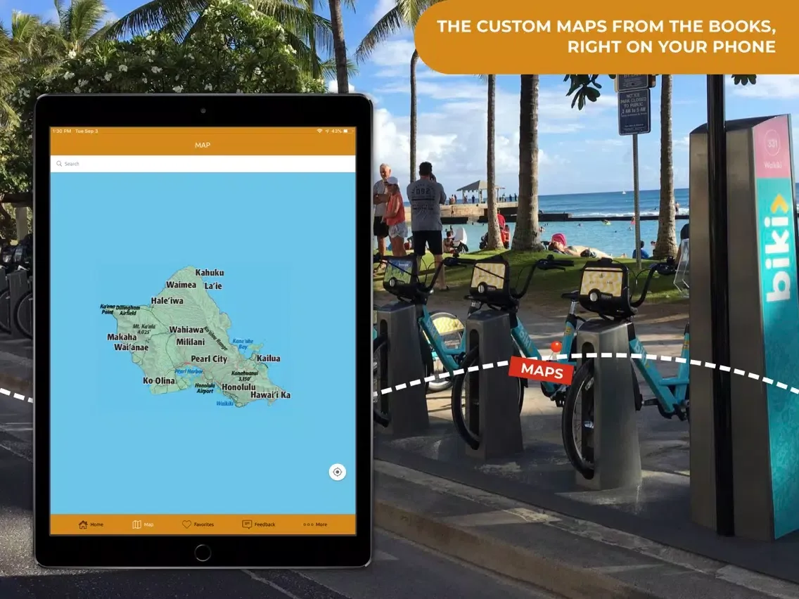 ภาพหน้าจอของ Oahu Revealed Travel Guide iPad 