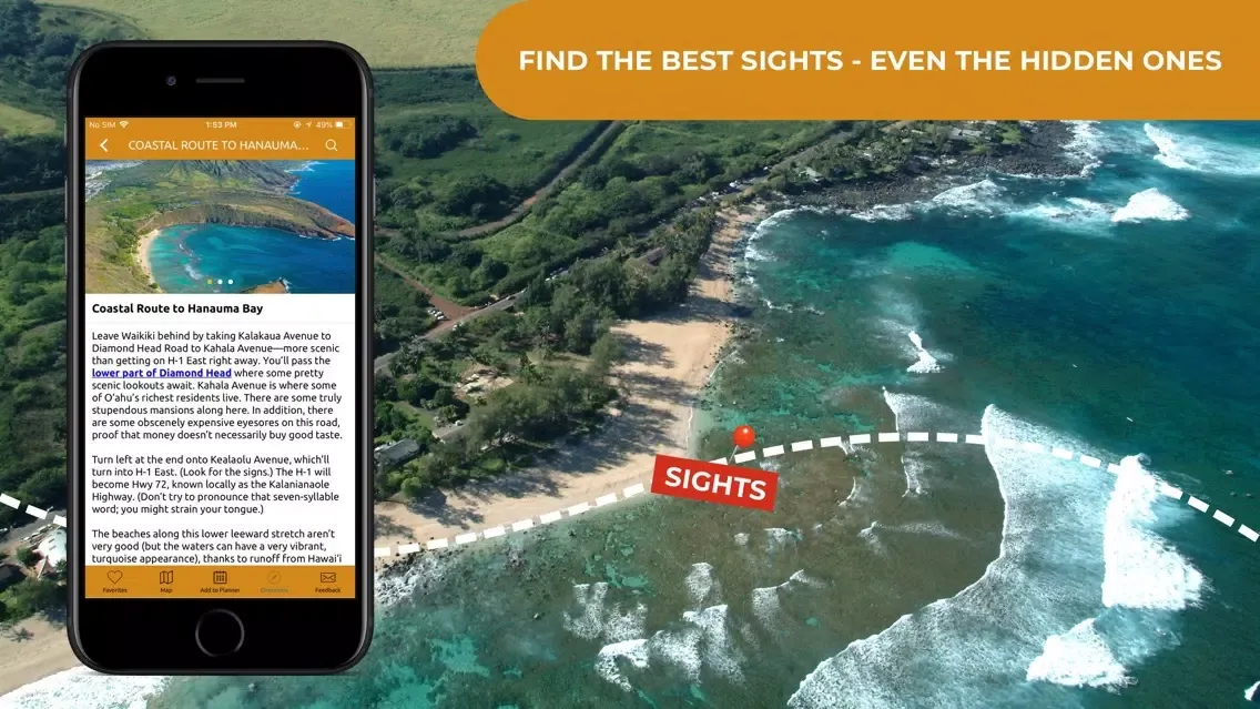 ภาพหน้าจอของ Oahu Revealed Travel Guide