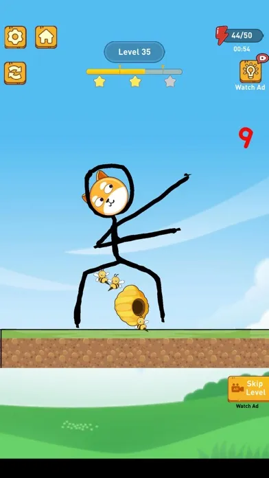 Capturas de tela do Draw To Save: Dog vs Bee