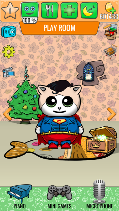 ภาพหน้าจอของ My Talking Cat - Virtual Pet Games For Kids