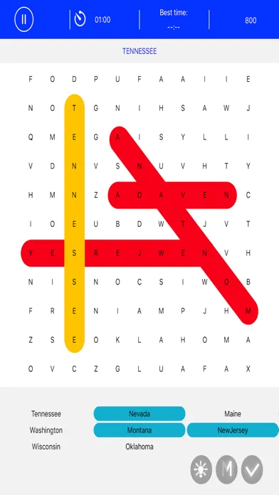 Screenshot di US History Word Search