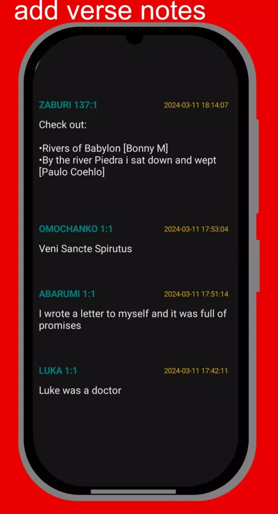 English Ekegusii Bible Screenshots