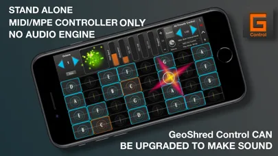 ภาพหน้าจอของ GeoShred Control