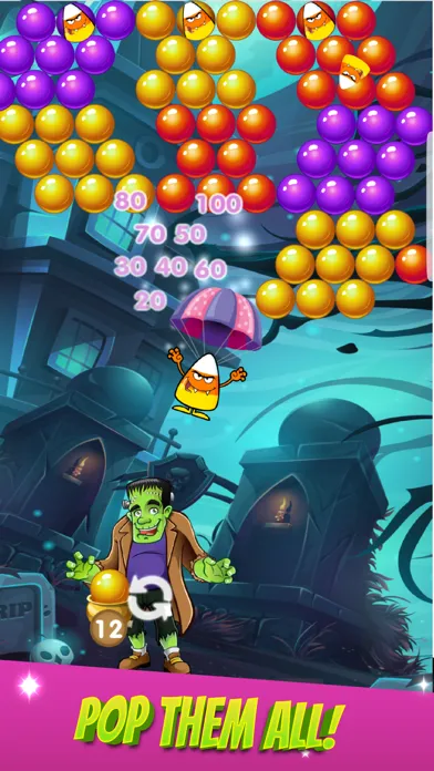 ภาพหน้าจอของ Frankenstein's Halloween Pop