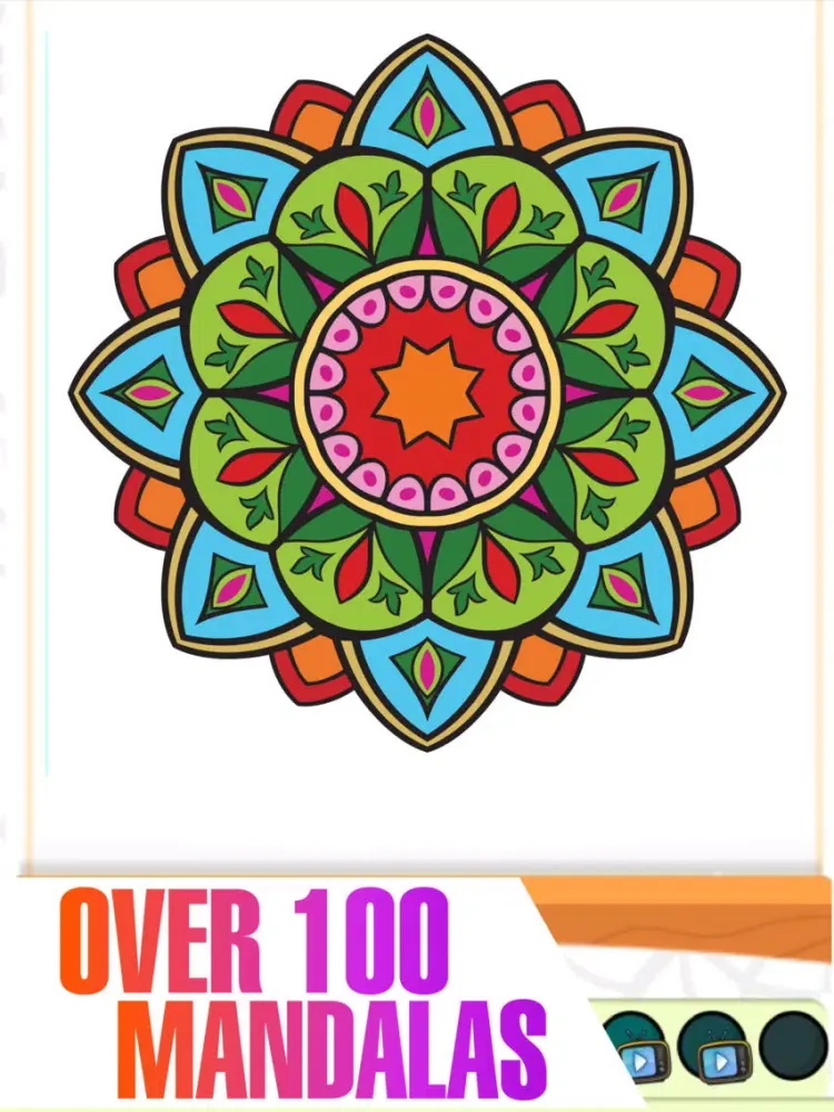 Скриншоты Coloring Art Mandala iPad 