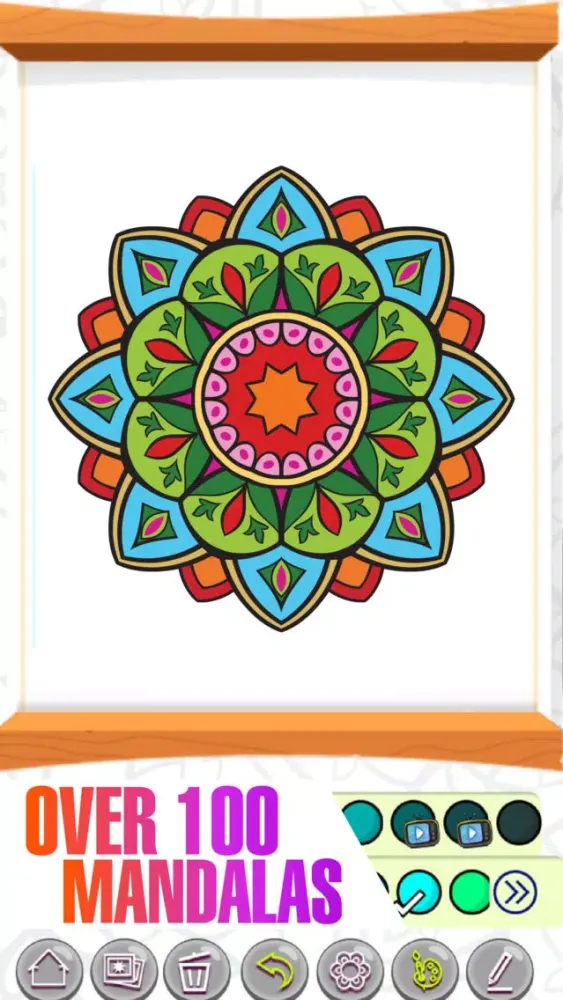 Скриншоты Coloring Art Mandala