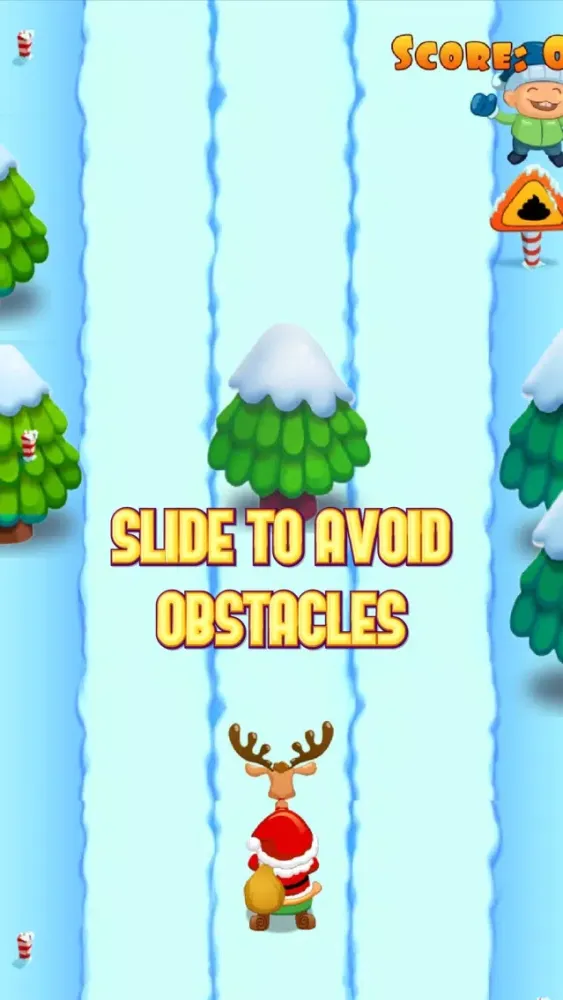 Capturas de tela do Santa's Christmas Run