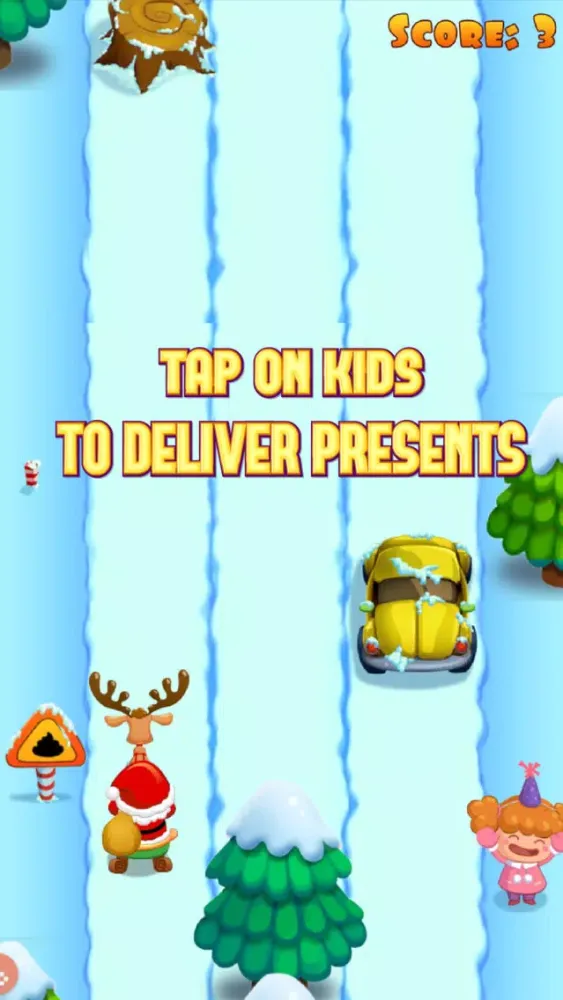 Capturas de tela do Santa's Christmas Run