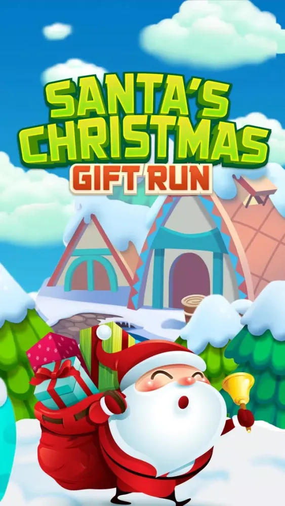 Capturas de tela do Santa's Christmas Run