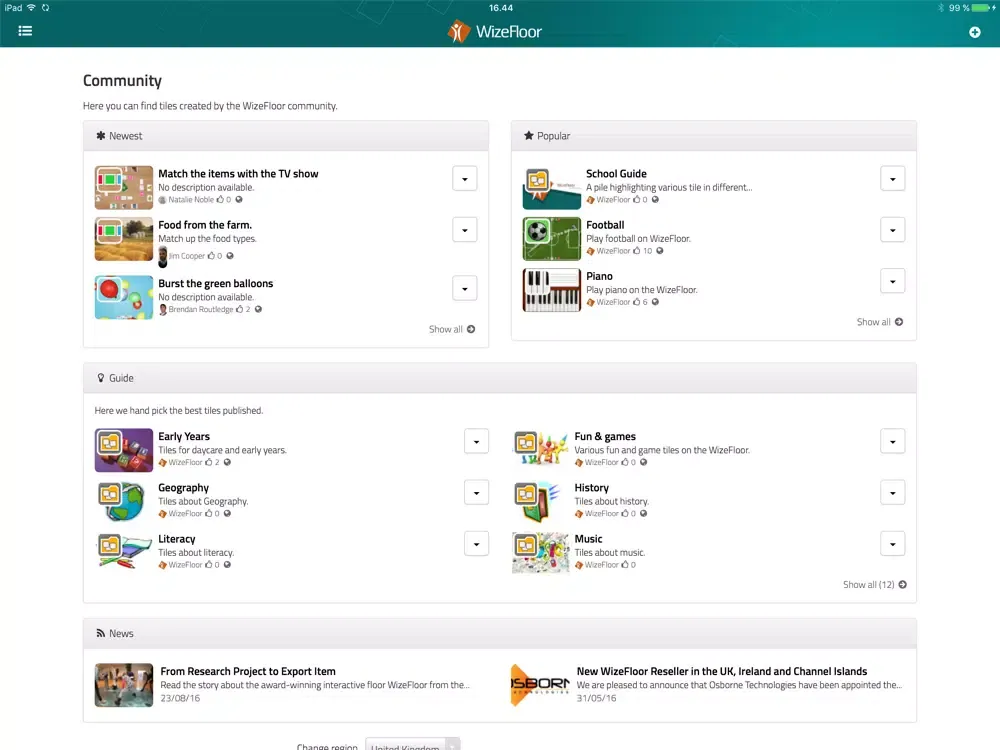 تصاویر WizeFloor iPad 