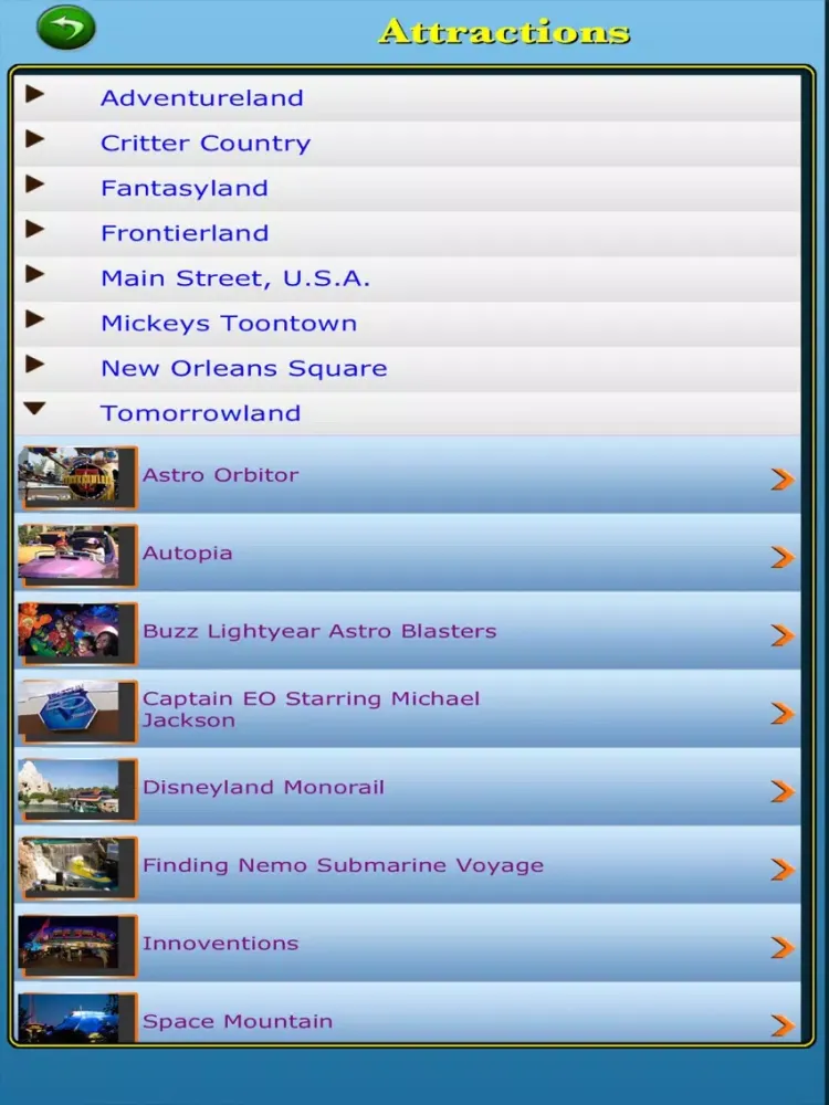 تصاویر Offline Travel Guide for Disney Land iPad 