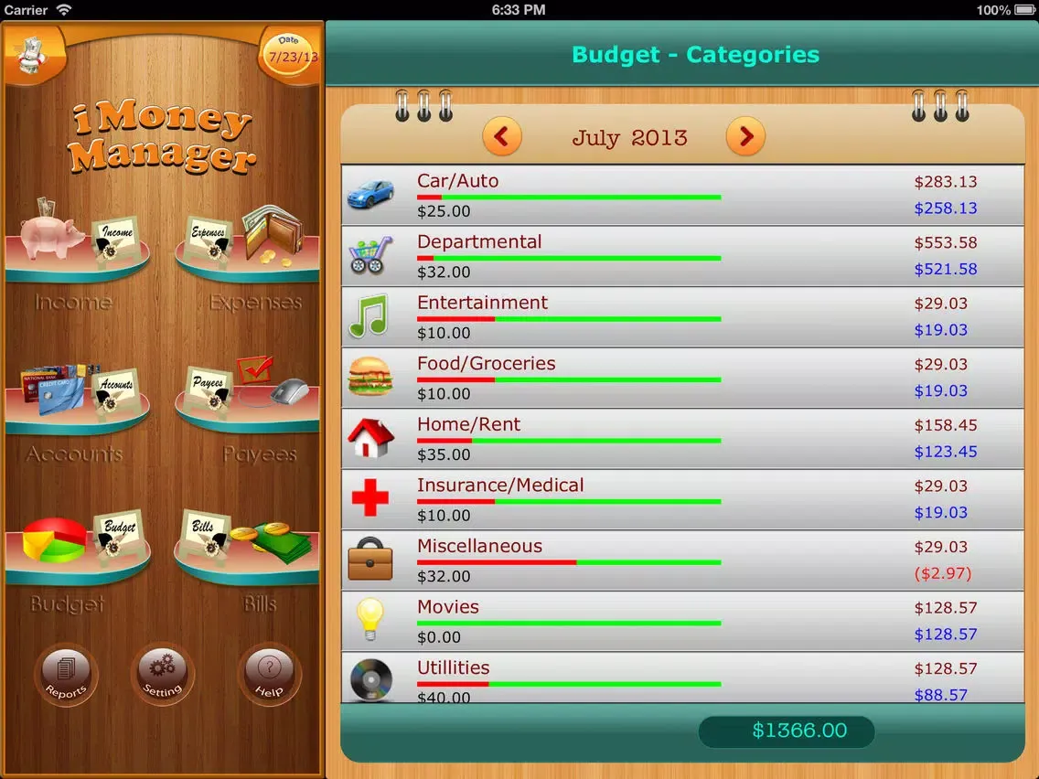 Screenshot di Home Budget Manager HD for iPad iPad 