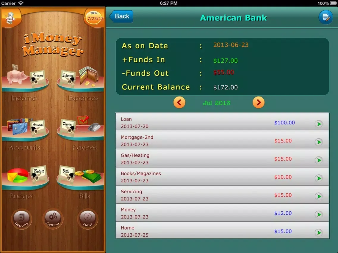 Screenshot di Home Budget Manager HD for iPad iPad 