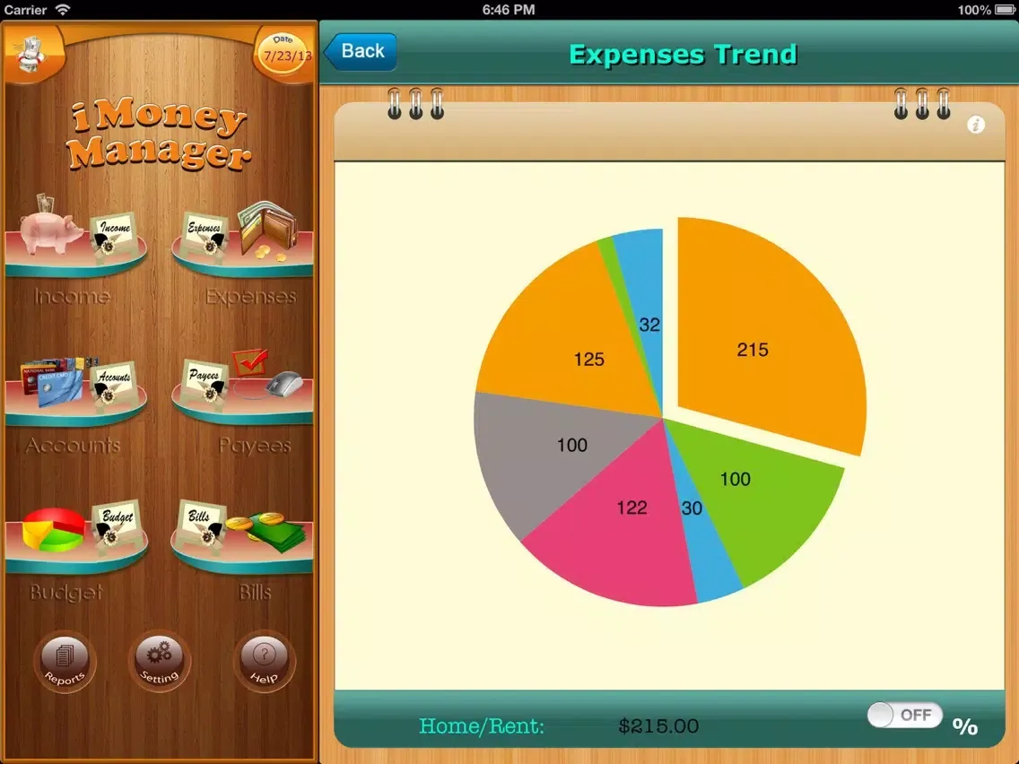 Screenshot di Home Budget Manager HD for iPad iPad 