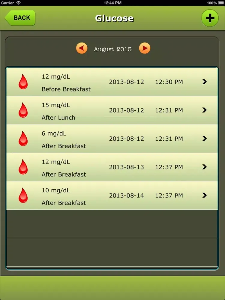 Capturas de pantalla de Diabetes Manager for iPad & iPhone iPad 