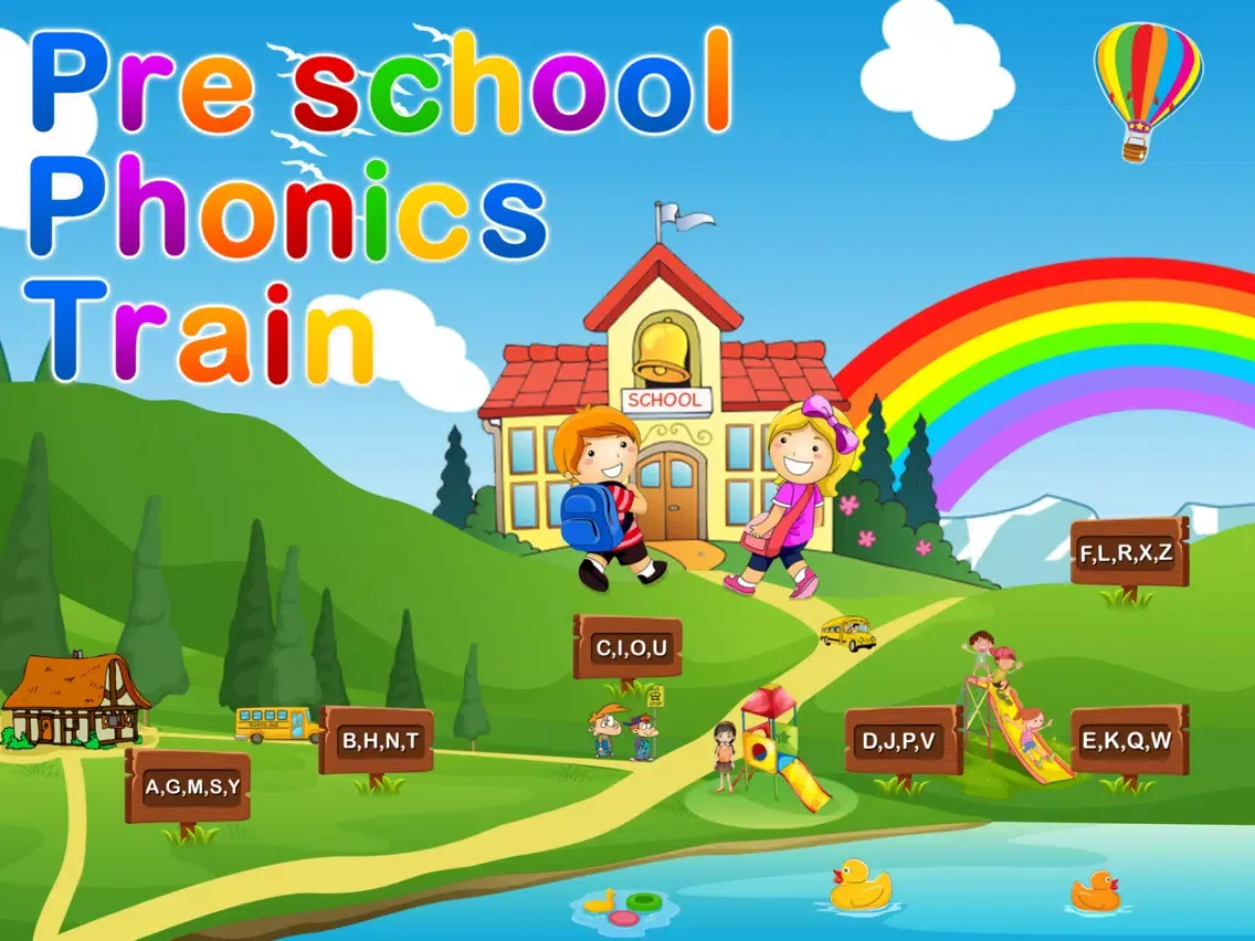 تصاویر Preschool Phonics Train iPad 