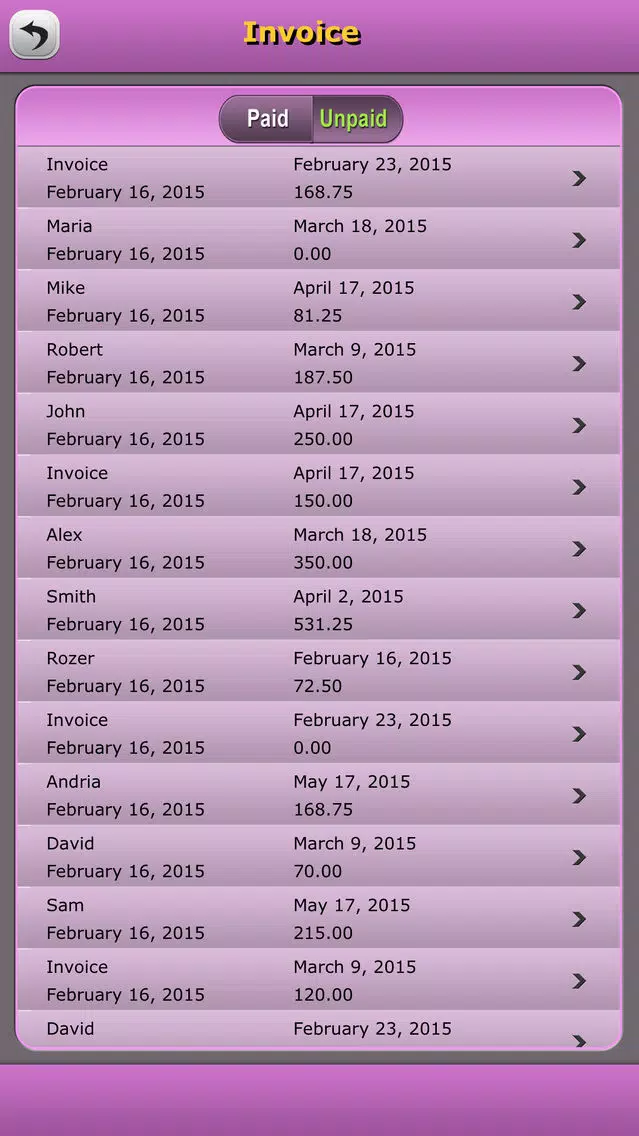 Quick Invoice Pro 스크린샷