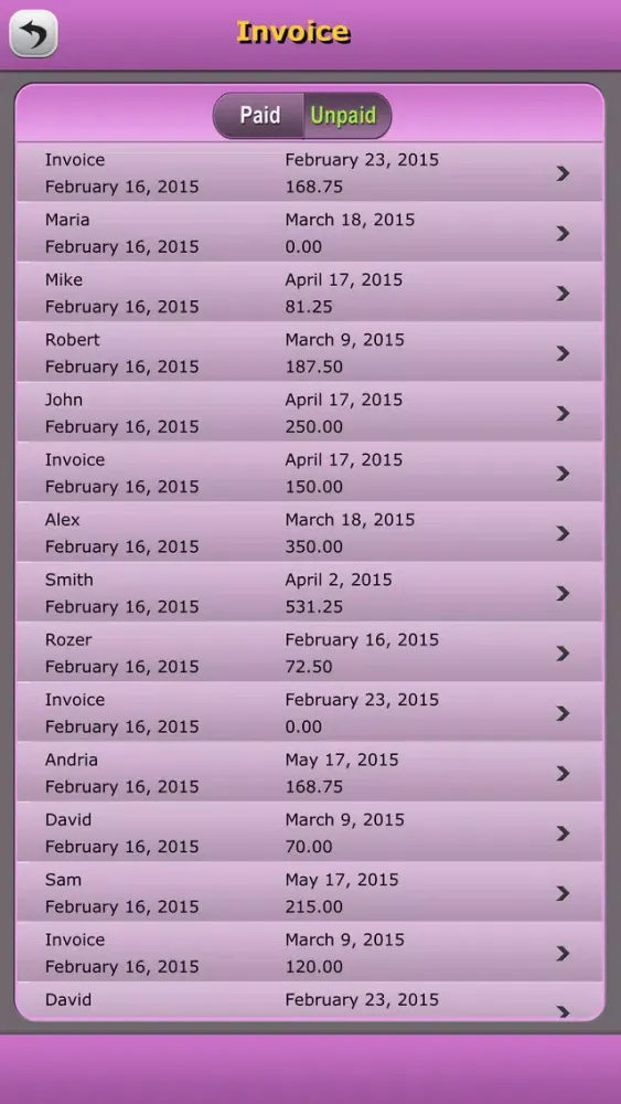 ภาพหน้าจอของ Quick Invoice Pro