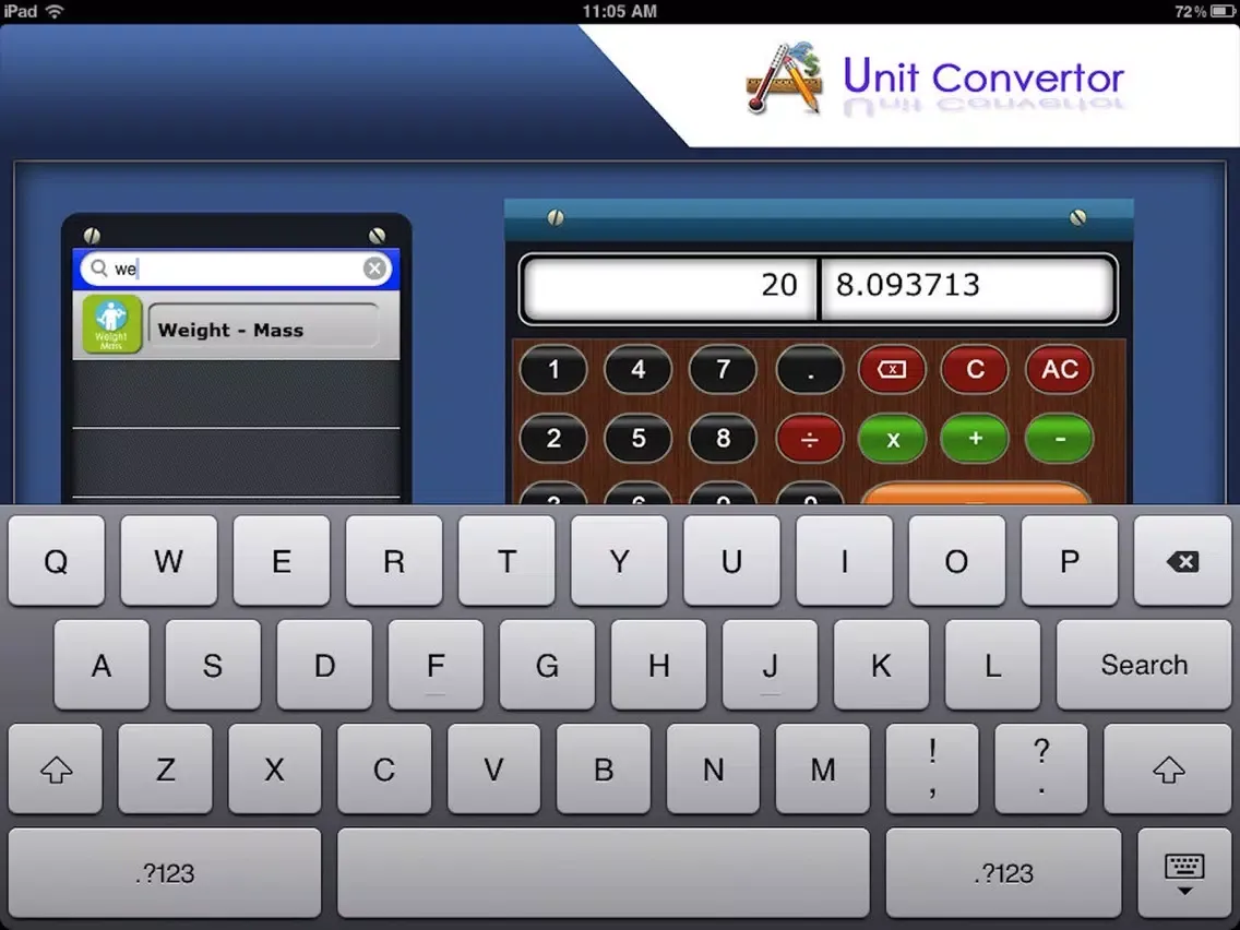 Unit Converter Pro + iPad  Screenshots