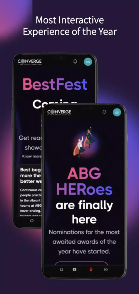 Capturas de pantalla de Converge: ABG Global HR Summit