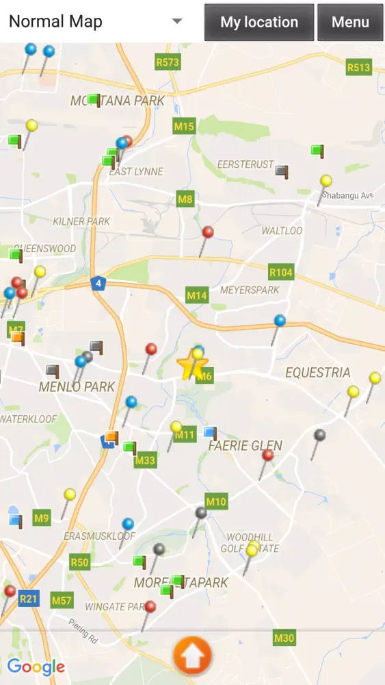 Tangkapan skrin Plak Mobile - South Africa