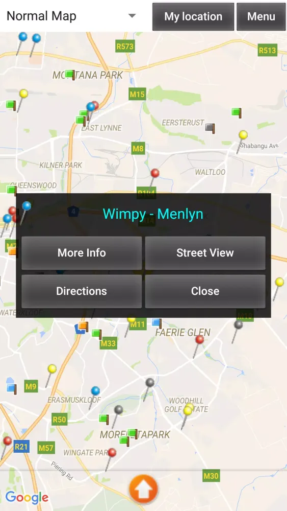 Tangkapan skrin Plak Mobile - South Africa